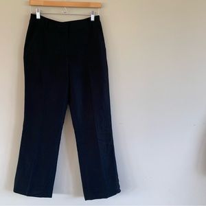 ✨$7✨ Talbots | Black Linen Blend Business Trousers